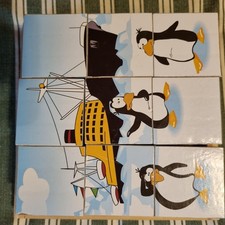 erstes Holzpuzzle von TCM, 6 verschiedene Bilder, leicht