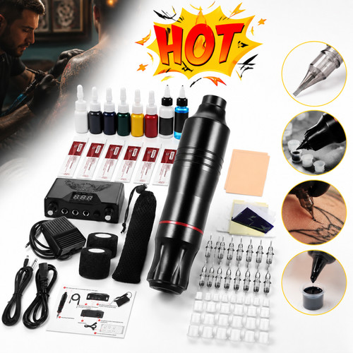 Tattoo set stiftgerät - set,