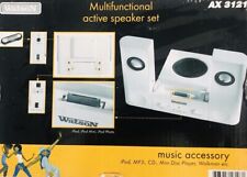 Watson AX Walkman Multifunctional Active Speaker Set ipod Mp3 Mini Disc Player