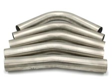 Edelstahl Rohrbogen lang 76mm