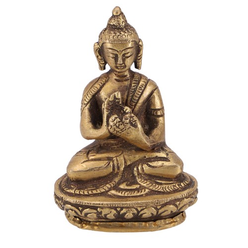 Buddha statue aus messing - buddha,
