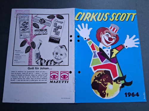 1964 programm cirkus scott - 1964,