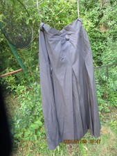 chicer grauer Faltenrock, Gr 38, lange Form, neu