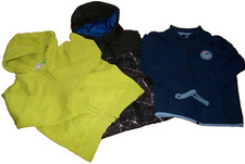 Gr. 122/128 Weste mit Kapuze Kapuzenjacke Fleece Jacke super