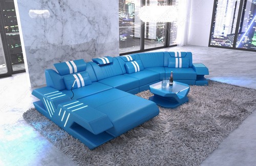 Couch wohnlandschaft leder usb - wohnlandschaft,
