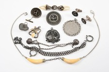 C26A05- Trachtenschmuck teils Silber Grandln