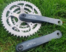 Shimano XTR M951 Triple Kettensatz FC-M951-5 48-36-26 170mm & NOS E-Type FD sehr guter Zustand