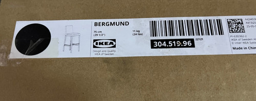 Ikea bergmund barhocker mit - ikea,