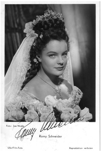 Romy schneider autogramm - schneider, ++autogramm++