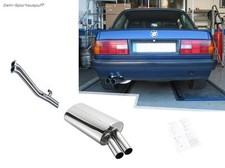 Eisenmann Komplettanlage BMW 3er E30 325i 2x70mm rund scharf gerade