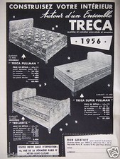 WERBUNG 1956 TRÉCA MATRATZE