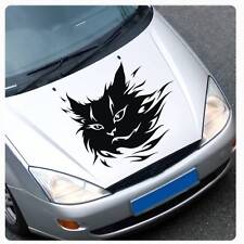 Tribal Puma Katze Auto Aufkleber Motorhauben Kitty Flames clickstick A214 