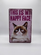 Blechschild Grumpy Cat 20x30cm