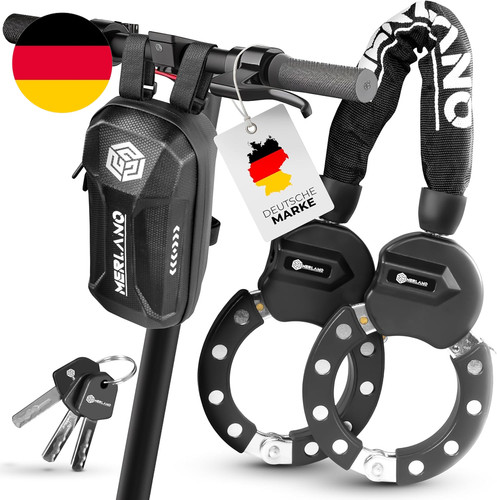 Scooter schloss mit tasche - e,