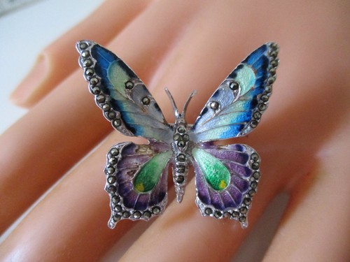 Schmetterling brosche 925 - brosche,