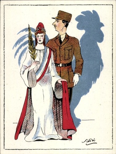 Künstler general charles - ak,
