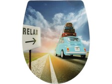 Sitzplatz Toilettendeckel Klodeckel WC-Sitz Motiv Daytrip mit Absenkautomatik