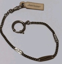 Taschenuhrenkette silberfarben 25cm Uhrenkette 