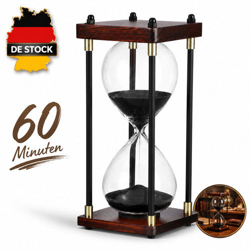 Metall schwarz sanduhr timer - metall, sanduhr-timer