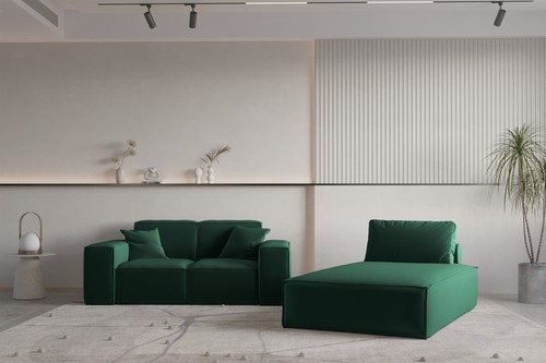 Sofa set teilig sezlong und - sezlong,