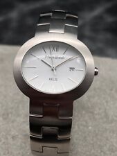 NEU PHILIP WATCH KELIS EDELSTAHL RONDE WHITE DIAL HERRENUHR STAHLBAND 36mm + BOX