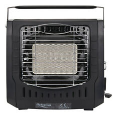 GO SYSTEM Heizlüfter Gas Heizstrahler Camping Vor Zelt Heizung Keramik 1,2 kW