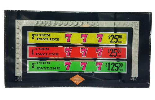 Antique slot machine glass - machine,