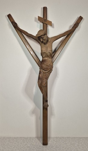 Großes jesus kreuz - jesus, holz
