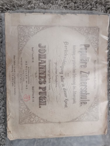 Populäre zitherschule von - populäre,
