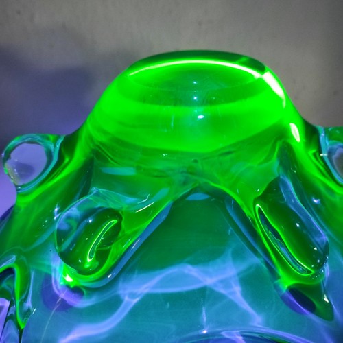 Biomorphe muranoglas schale - biomorphe,