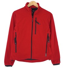 Vintage Haglofs Fleecejacke Damen Windstopper Rot Ex8 Größe 36