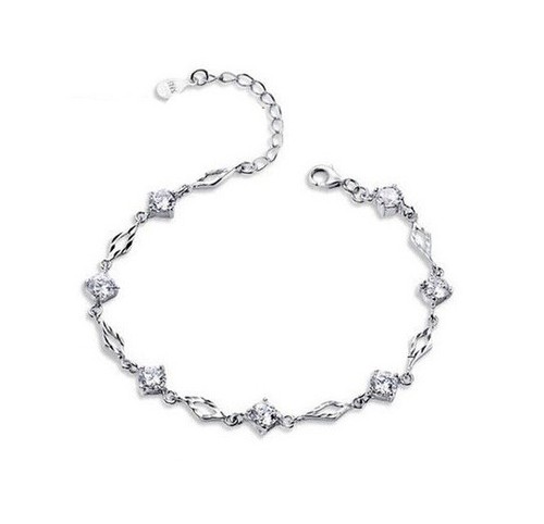 Damen armkette mit zirkonia - damen,