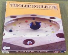 Spiel : Tiroler Roulette , Echtholz , Domino Vertrieb ,mit Kreisel und Anleitung