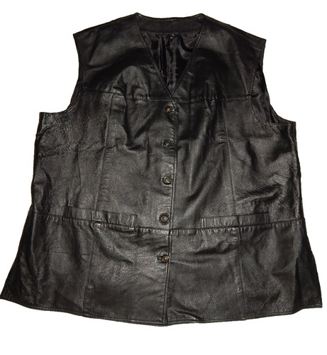 Damen echtleder leder weste - damen,