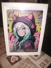 Leinwand Bild - Anime- Manga- Dekoration Wandbild - Pop Art