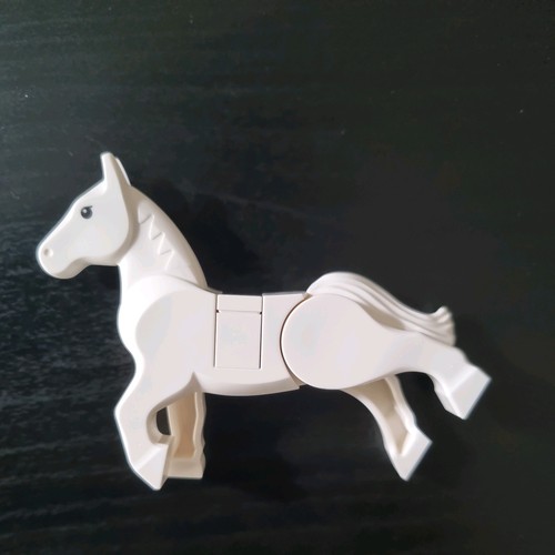 Lego tier pferd weiß - x,