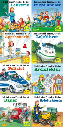 Pixi 8er set - tolle, berufe