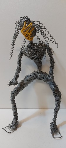 Drahtskulptur figur abstrakt - drahtskulptur,