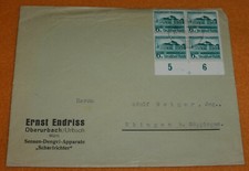 Block Mi. 673 Passerkreuz Oberurbach Sensen-Dengelapparat Scharfrichter Uhingen