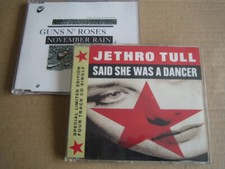 2 Maxi-CDs: Jethro Tull " SAID SHE WAS A DANCER  + Guns N´ Roses " NOVEMBER RAIN