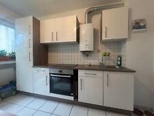 Poco Einbauküche (Judith) mit Glaskeramikherd und Ofen (Flavel) und Spülbecken