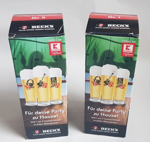 Becks kaufland bierglas - becks,