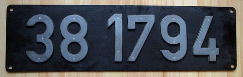 Lokschild 1794 nwmg - lokschild,