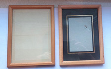 2 x Bilderrahmen massiv Holz