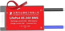 Lifepo4 BMS PCB 8S 24V 20A