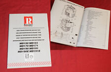 Ruggerini Diesel Motor MD 150, 151, MD 170, 171, MD 190, 191 Betriebsanleitung