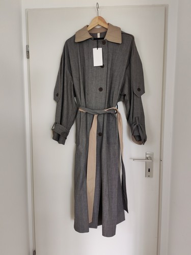 Zara trenchcoat grau - trenchcoat,