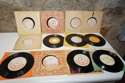 Vintage single schallplatten - vintage,