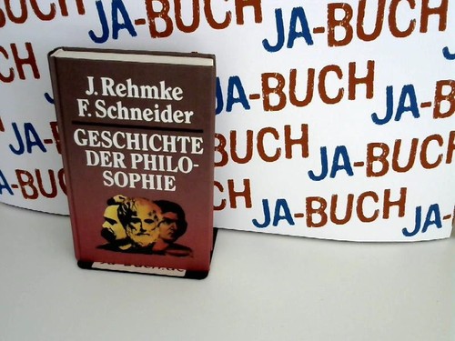 Geschichte der philosophie - der,