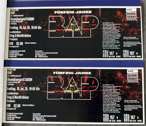 Jahre bap stehplatz - x,
